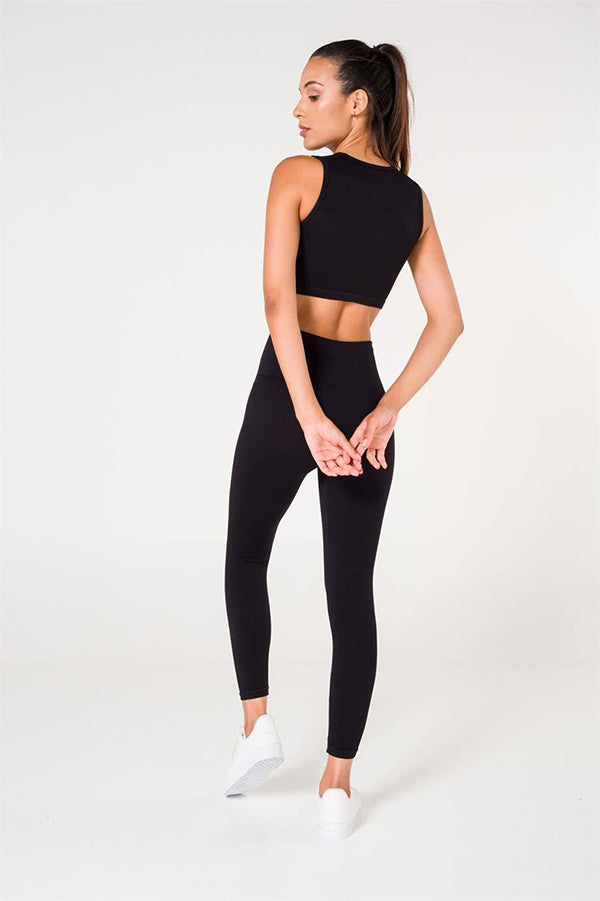 Ribbed Seamless Sports Leggings