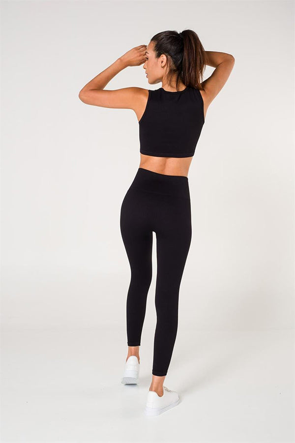 Ribbed Seamless Sports Leggings
